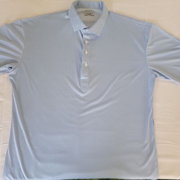 Co Other - Collars & Co Polo Shirt 2XL Blue Lightweight Short Sleeve Mens Casual Golf